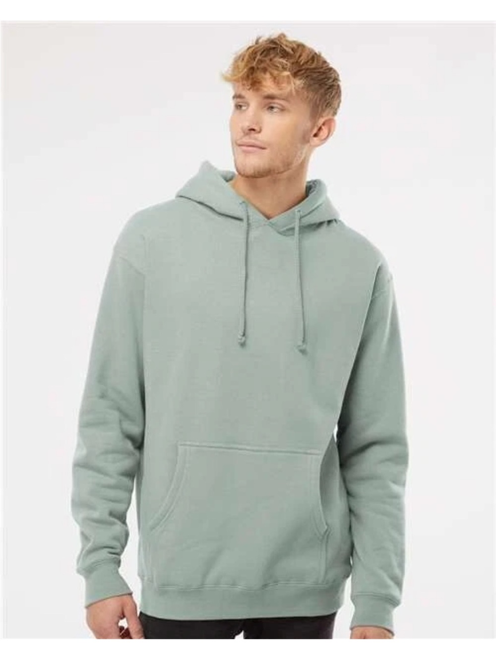 Independent Trading Co. Men Heavyweight Hooded Sweatshirt SIZE S Ind4000